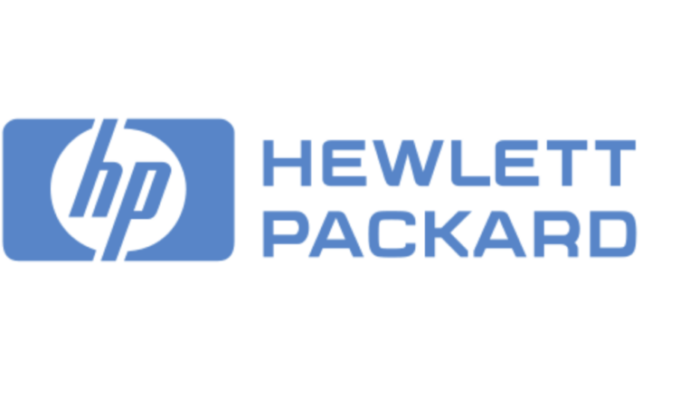 HP logotype vit bakgrund